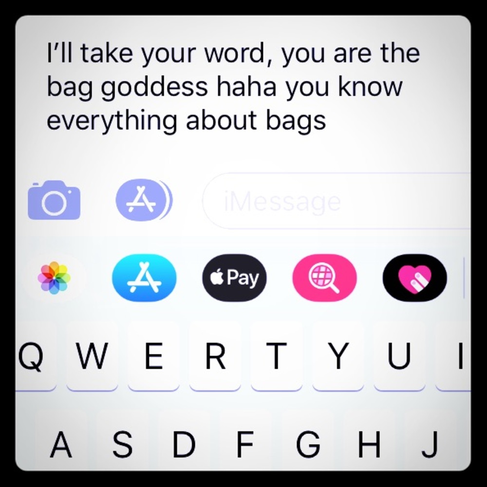 Bag goddess, @ your service.